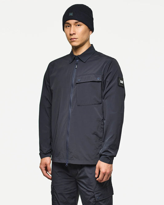 Weekend Offender Southbank Technical Overshirt Navy
