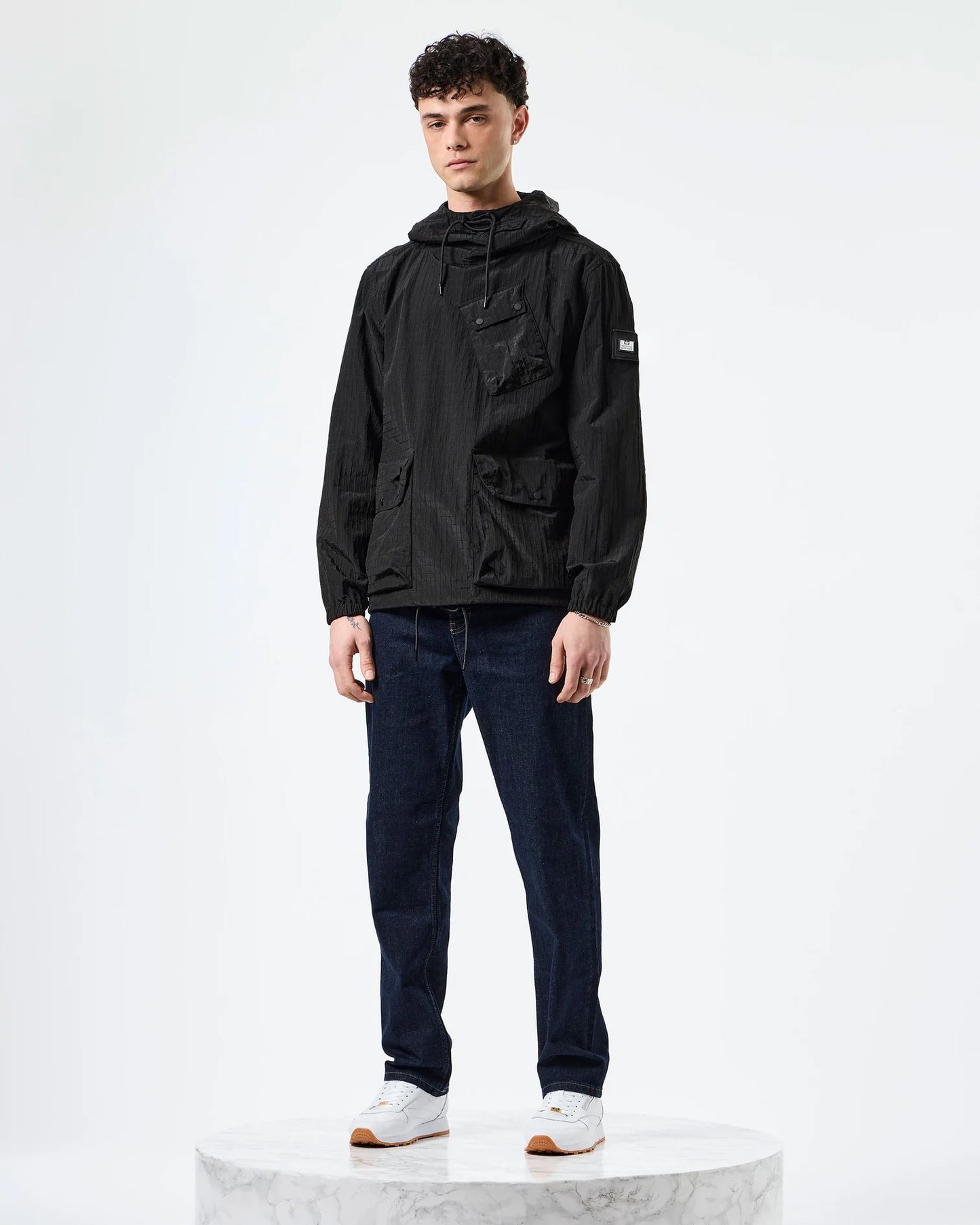 Weekend Offender Grohl Over-Top Jacket Black