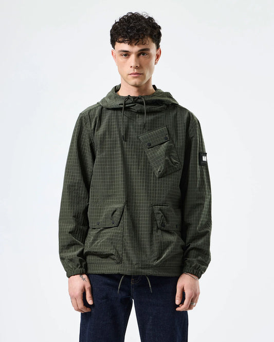 Weekend Offender Grohl Over-Top Jacket Black Forest Green