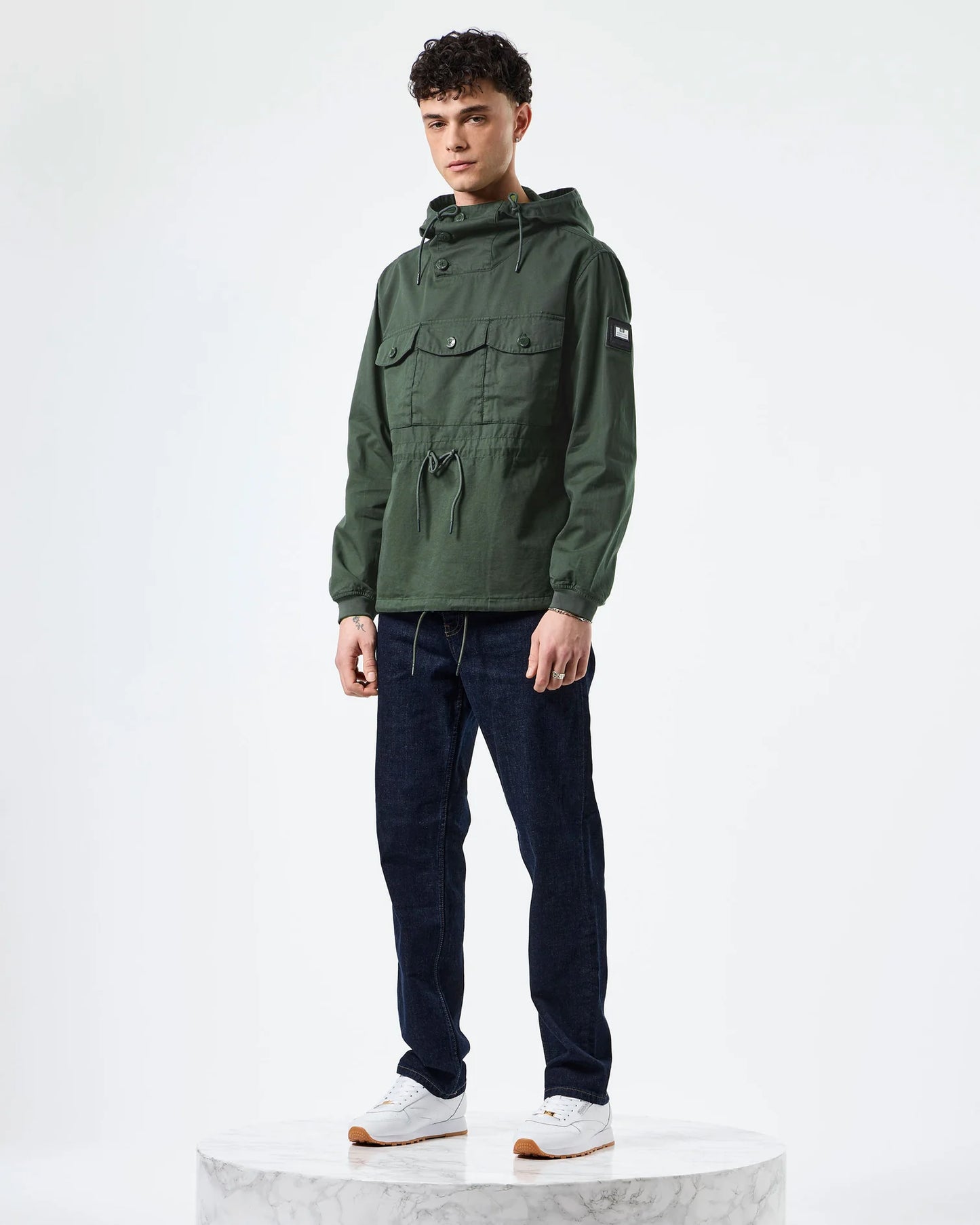 Weekend Offender Kovags Over-Top Pocket Jacket Black Forest Green