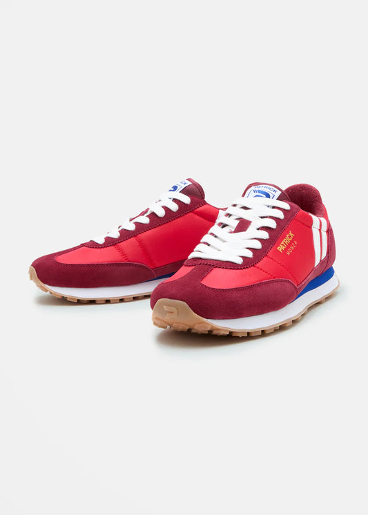 Patrick Monza Runner Trainer Dark Red/Red/White