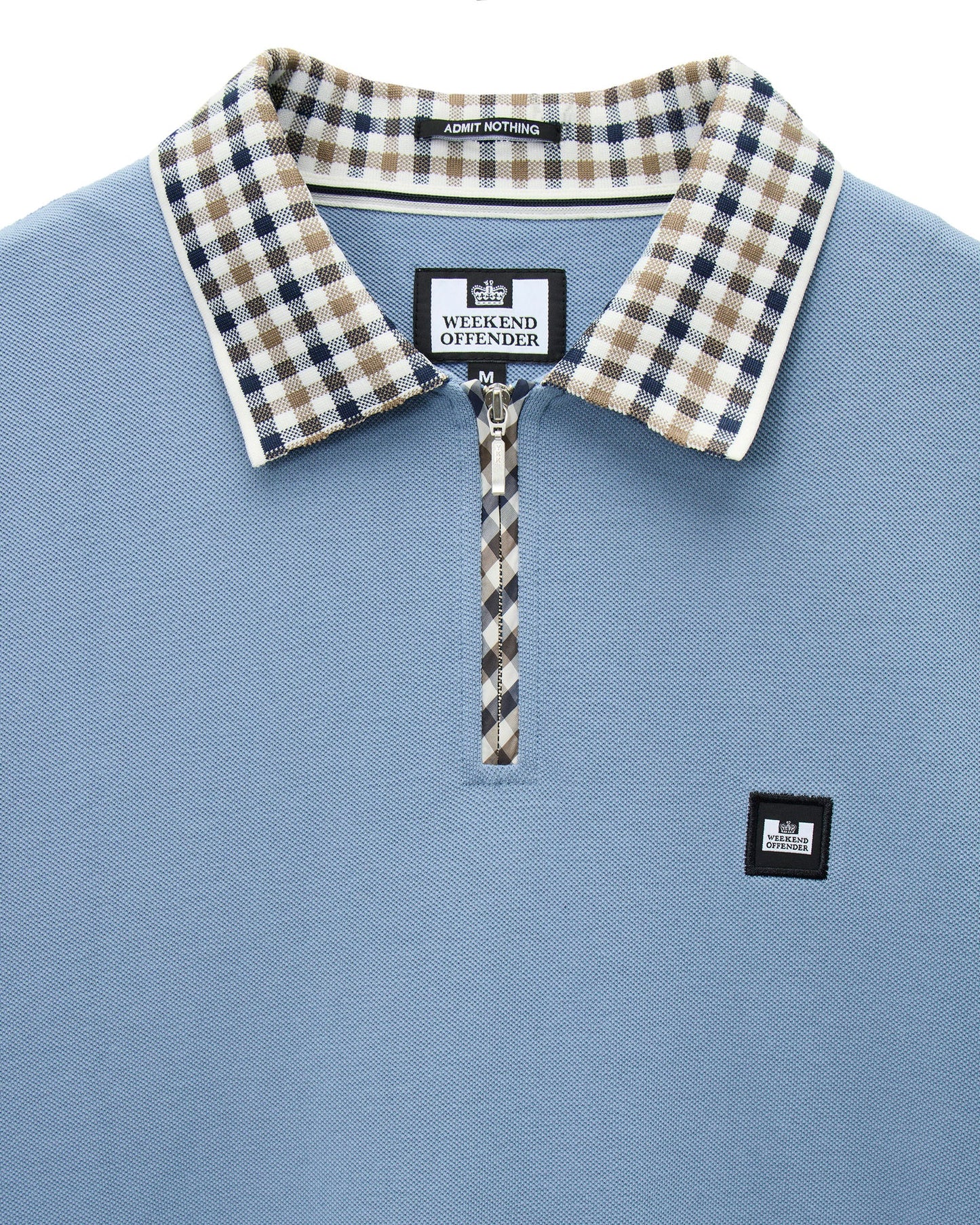 Weekend Offender Lachine Polo Shirt Blue Shadow