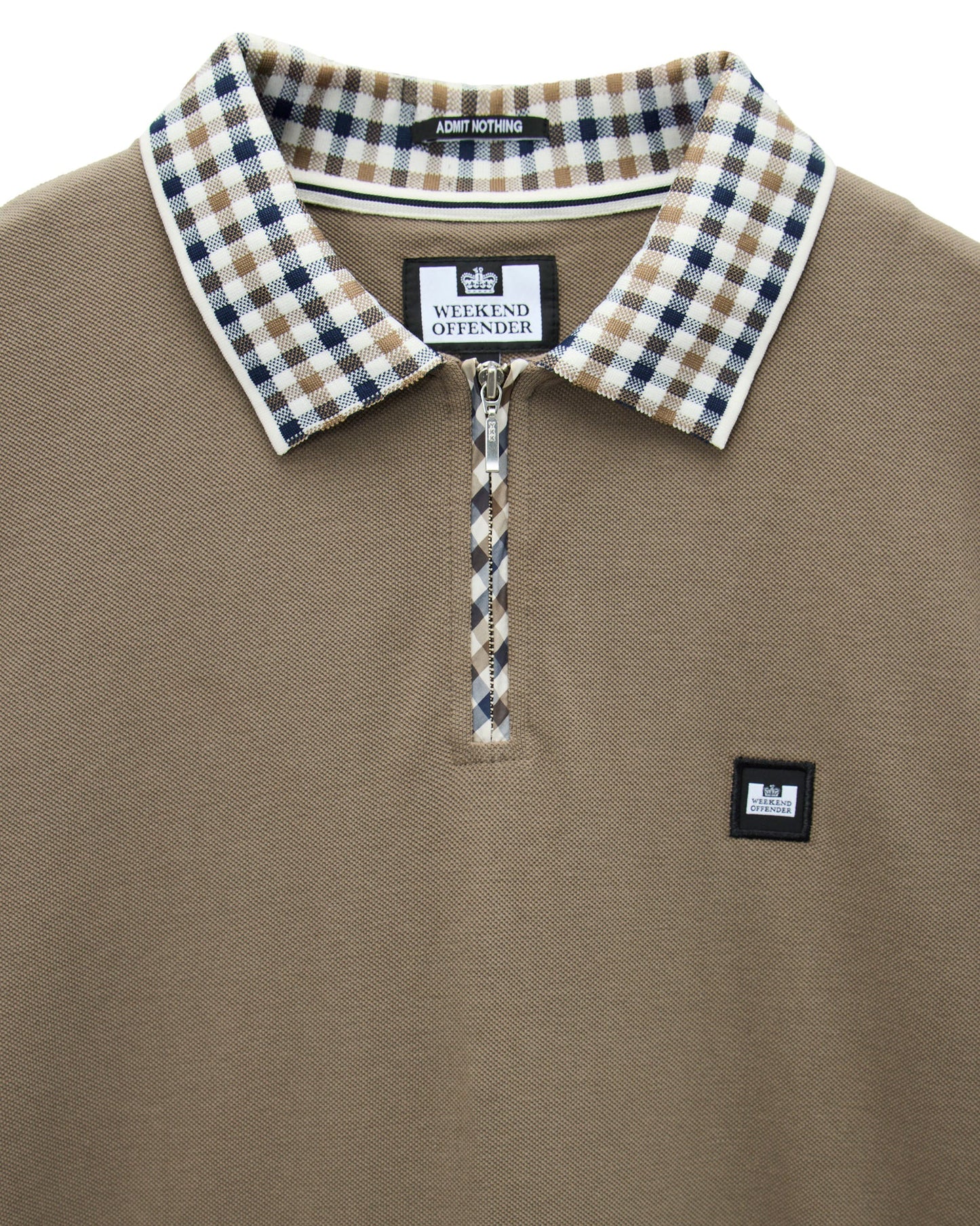 Weekend Offender Lachine Polo Shirt Tobacco Brown