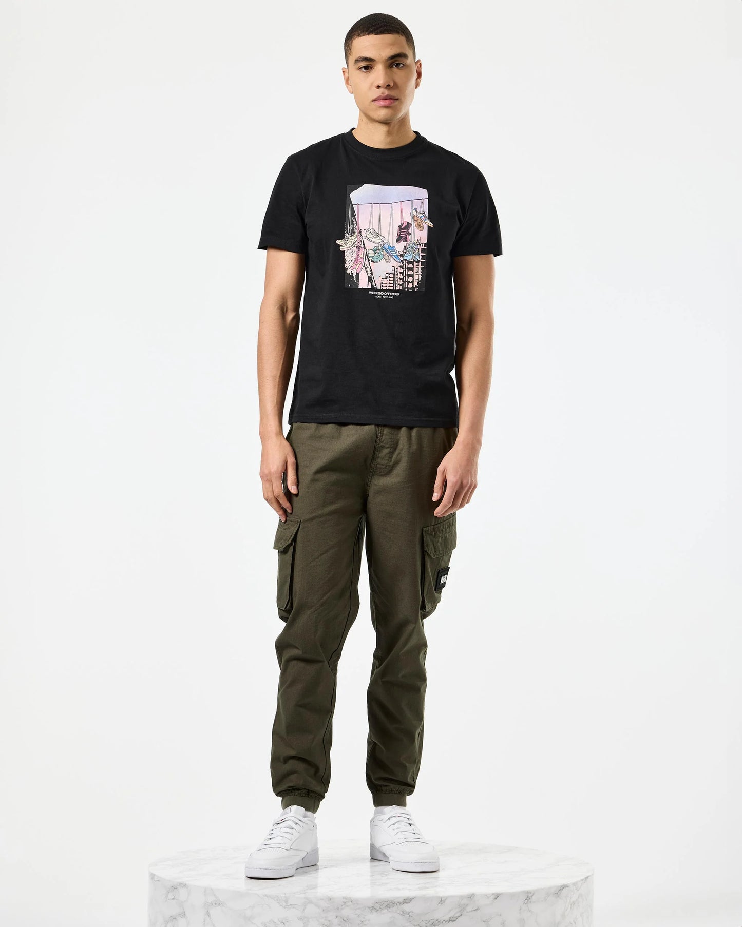 Weekend Offender Turf Wars Graphic T-Shirt Black