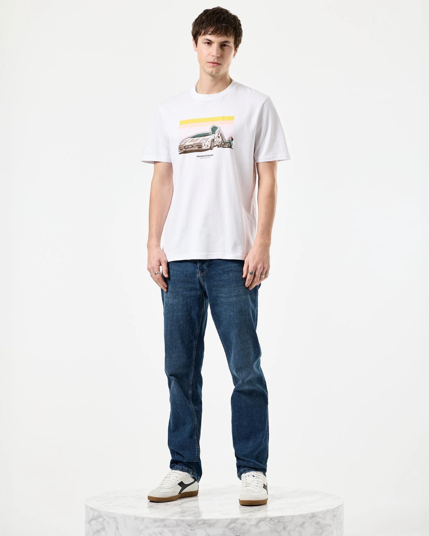 Weekend Offender Quaaludes Graphic T-Shirt White
