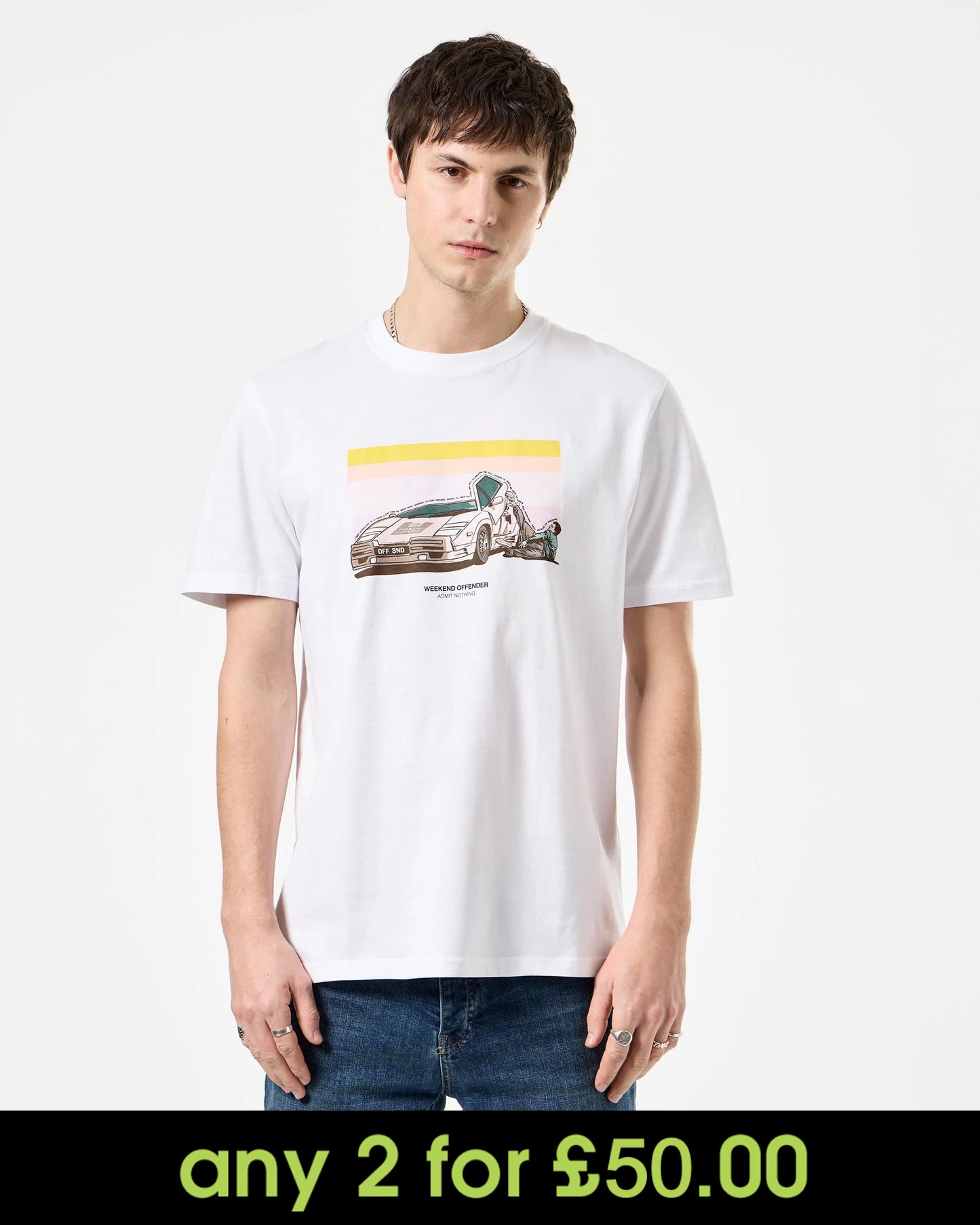 Weekend Offender Quaaludes Graphic T-Shirt White