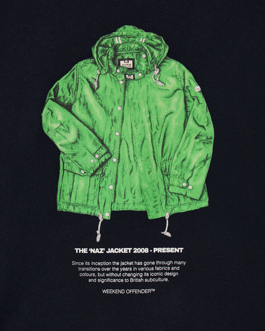 Weekend Offender Naz Graphic T-Shirt Navy