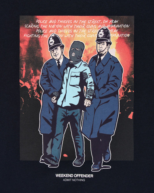 Weekend Offender Murvin Graphic T-Shirt Navy