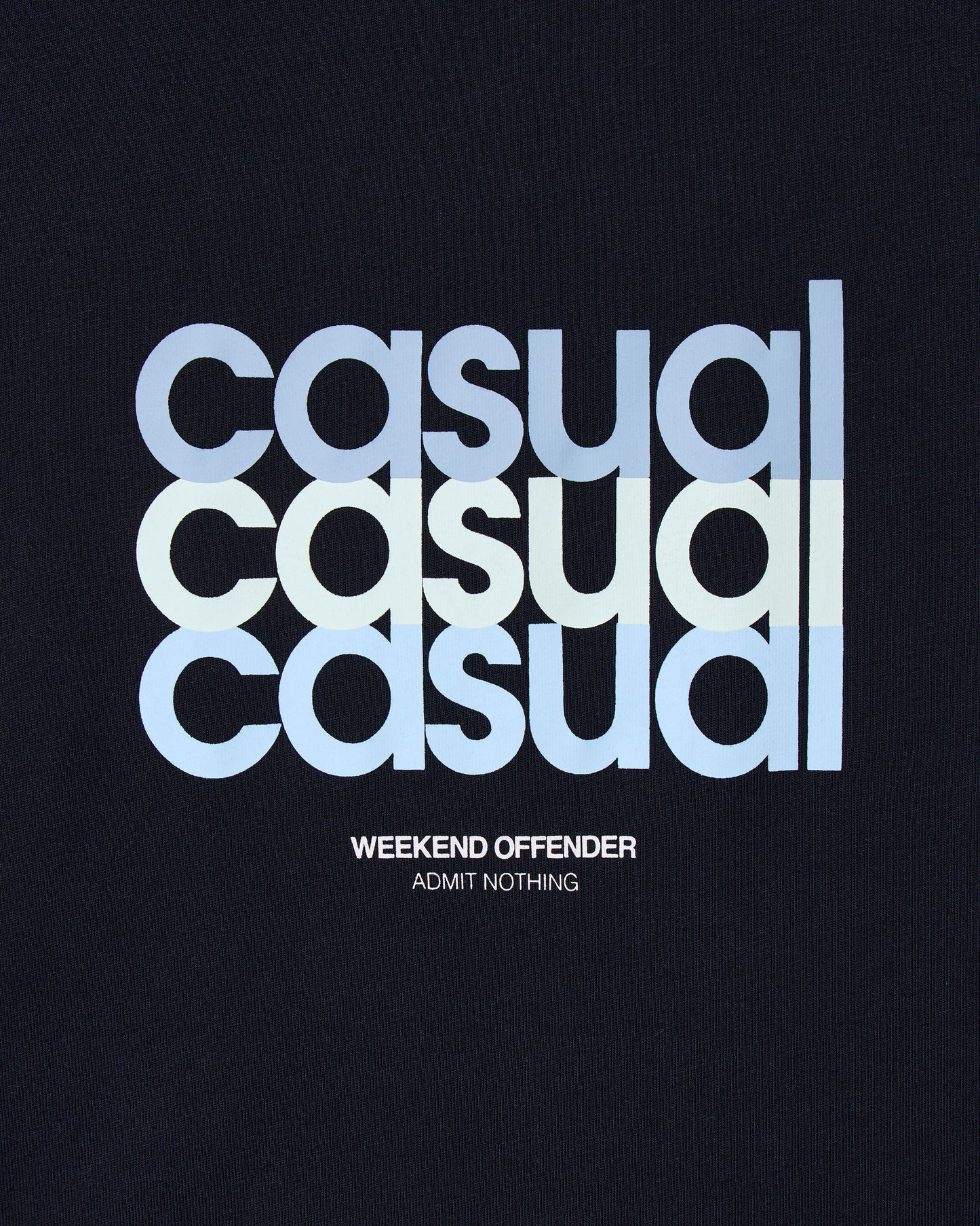 Weekend Offender W.O.L Graphic T-Shirt Navy