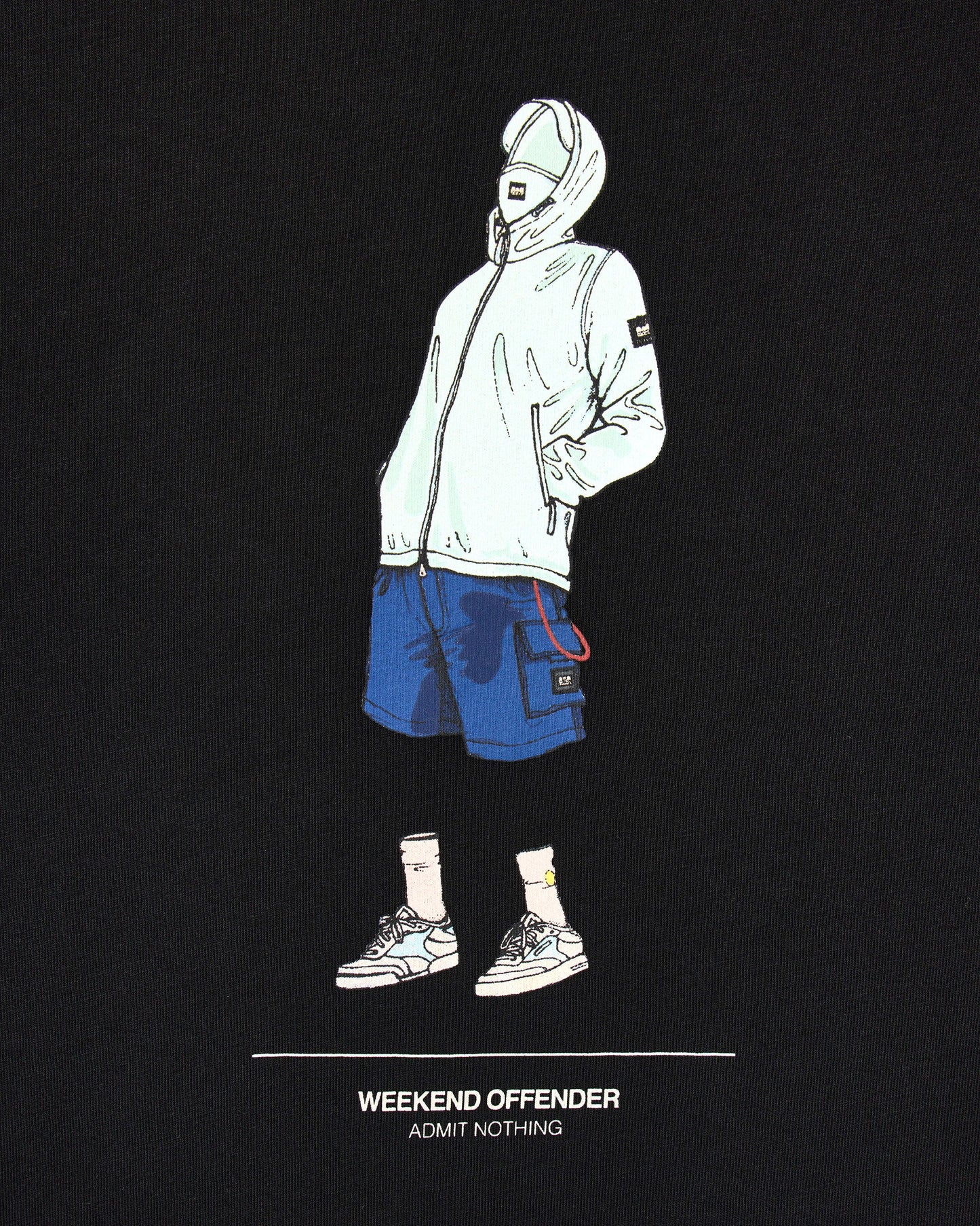 Weekend Offender Drarga Graphic T-Shirt Black