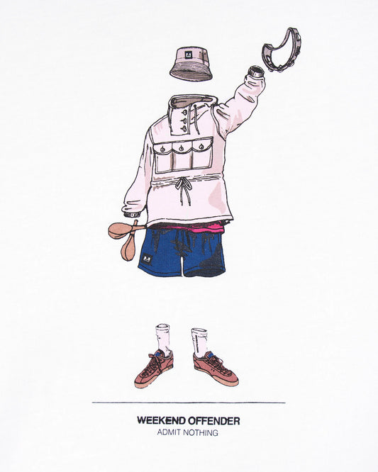Weekend Offender Hassen Graphic T-Shirt White