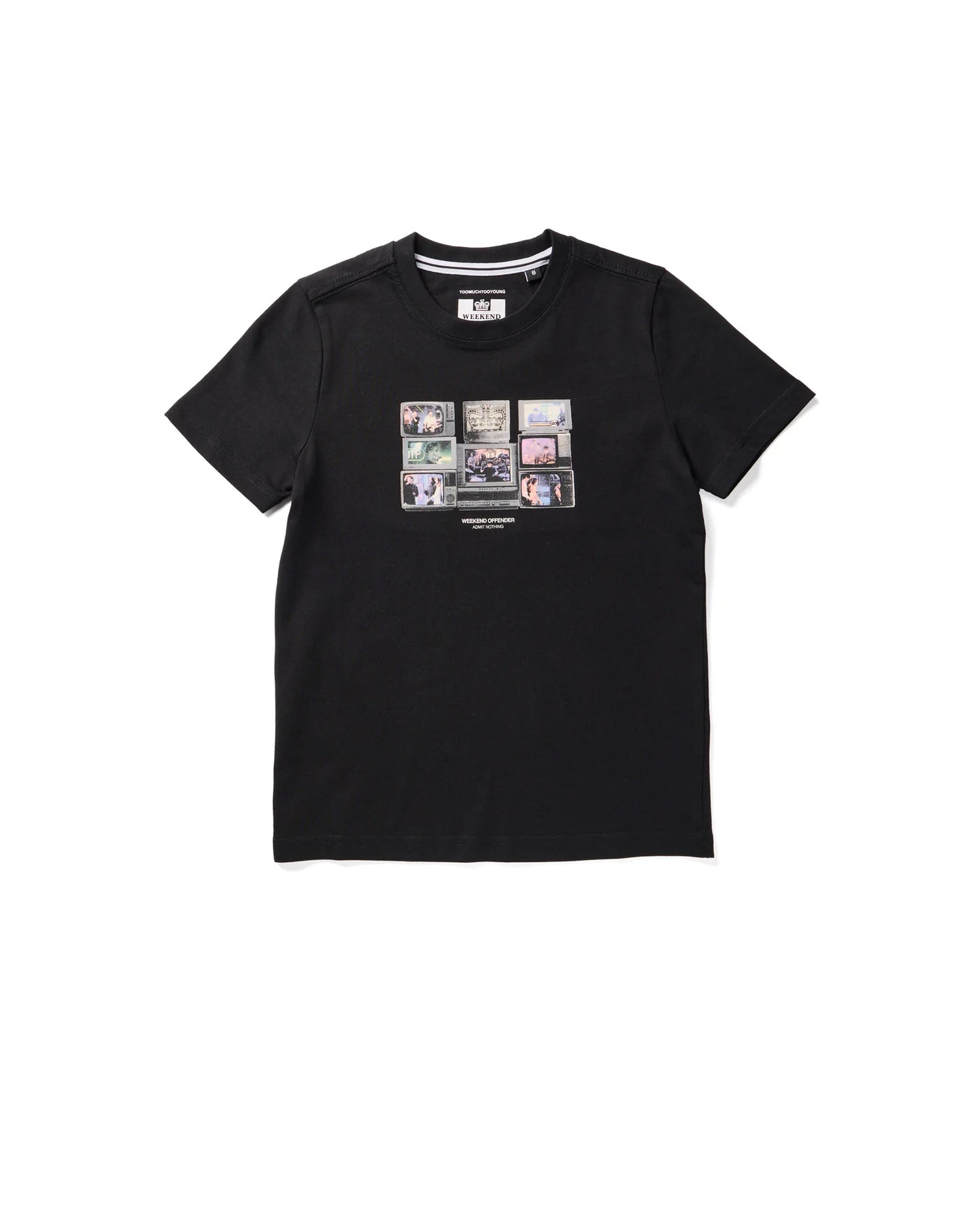 Weekend Offender Junior Vision Graphic T-Shirt Black