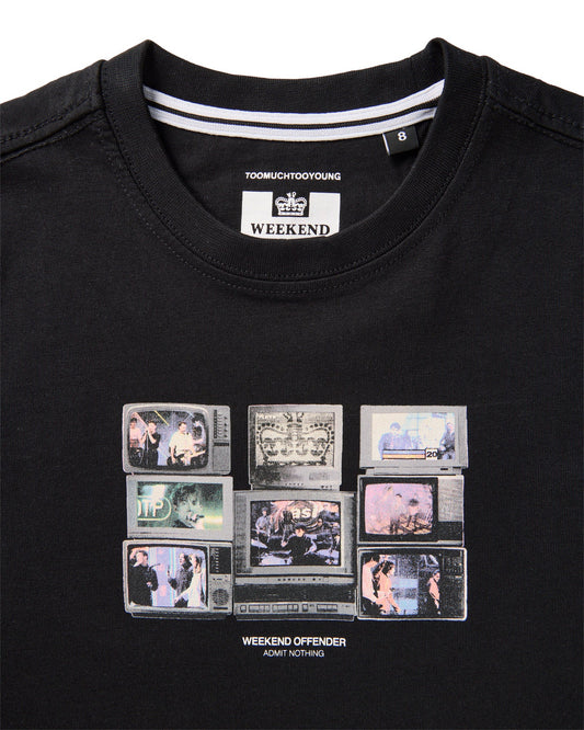 Weekend Offender Infant Vision Graphic T-Shirt Black