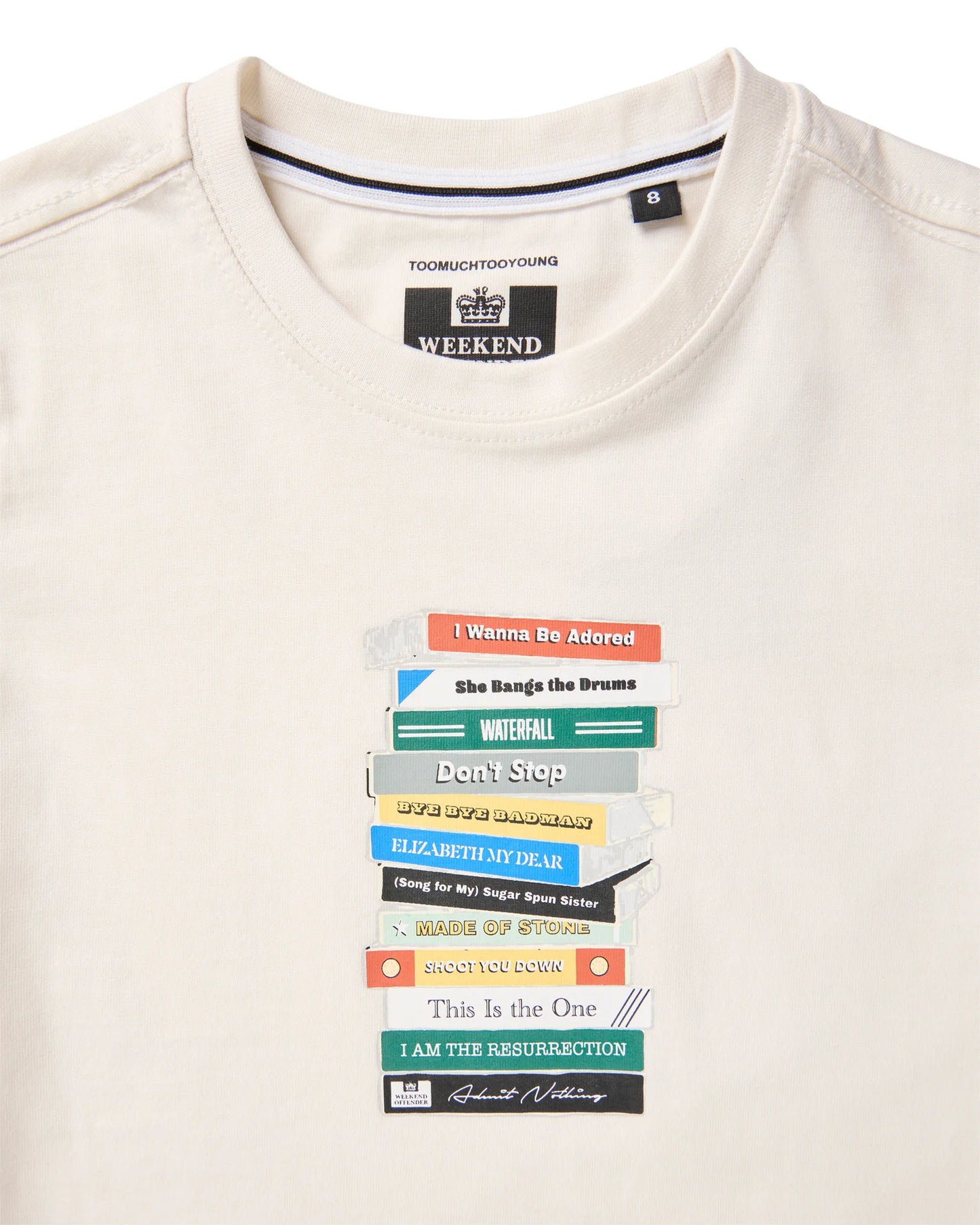 Weekend Offender Junior Limone Graphic T-Shirt Ghost