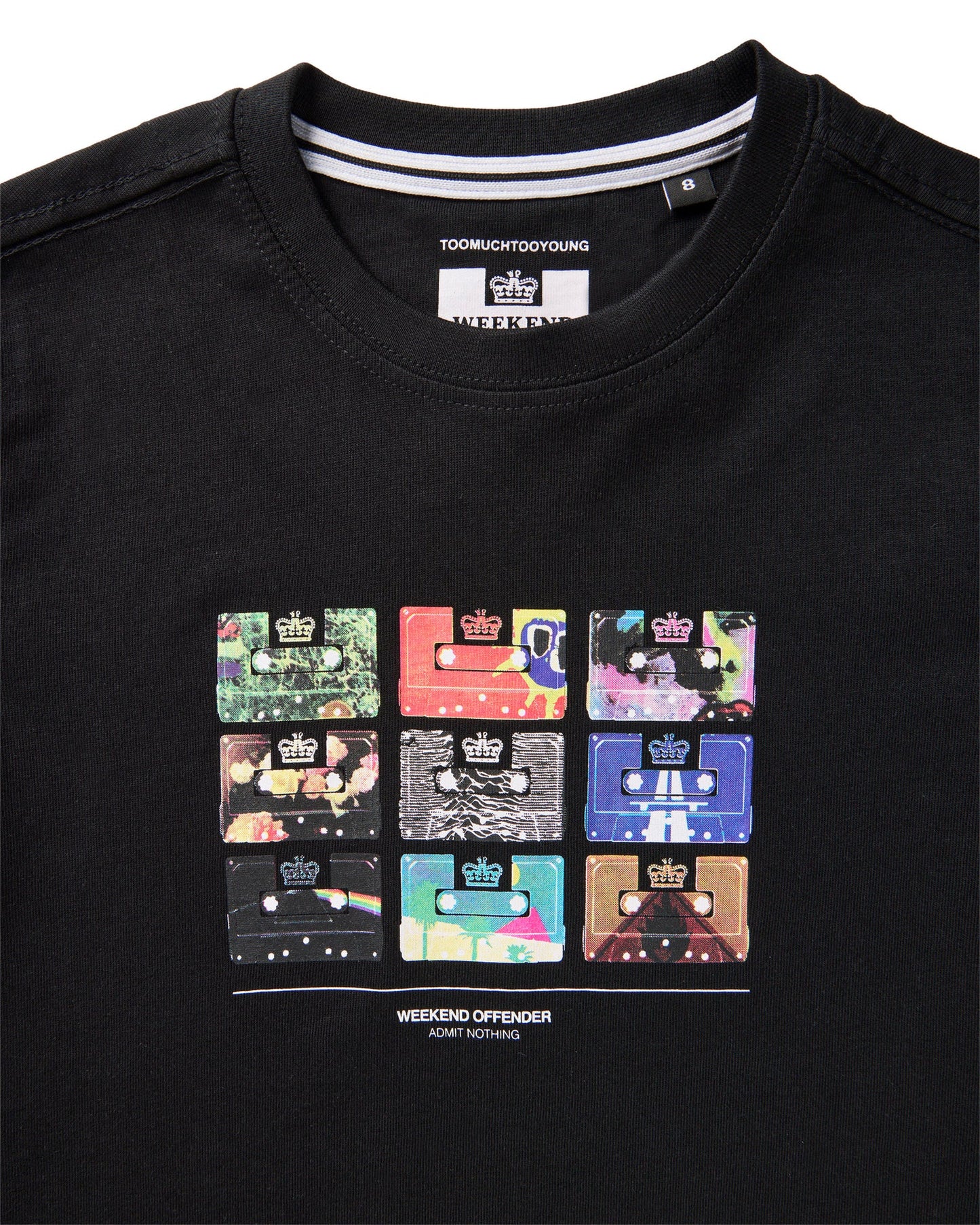 Weekend Offender Infant Hanover Graphic T-Shirt Black