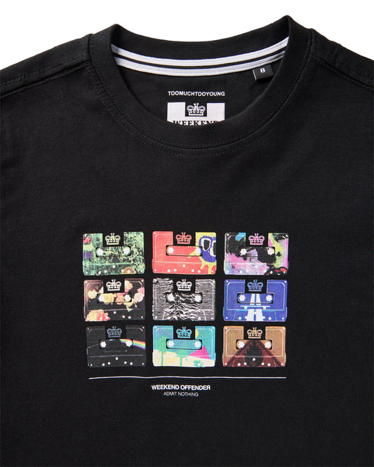 Weekend Offender Junior Hanover Graphic T-Shirt Black