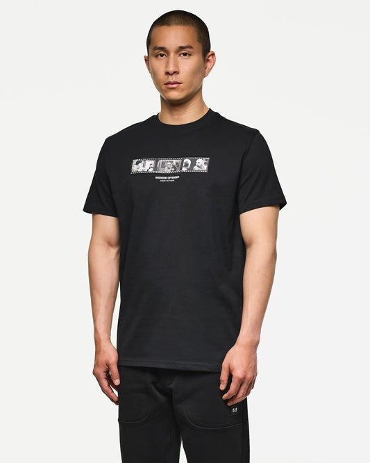 Weekend Offender Reflection Graphic T-Shirt Black