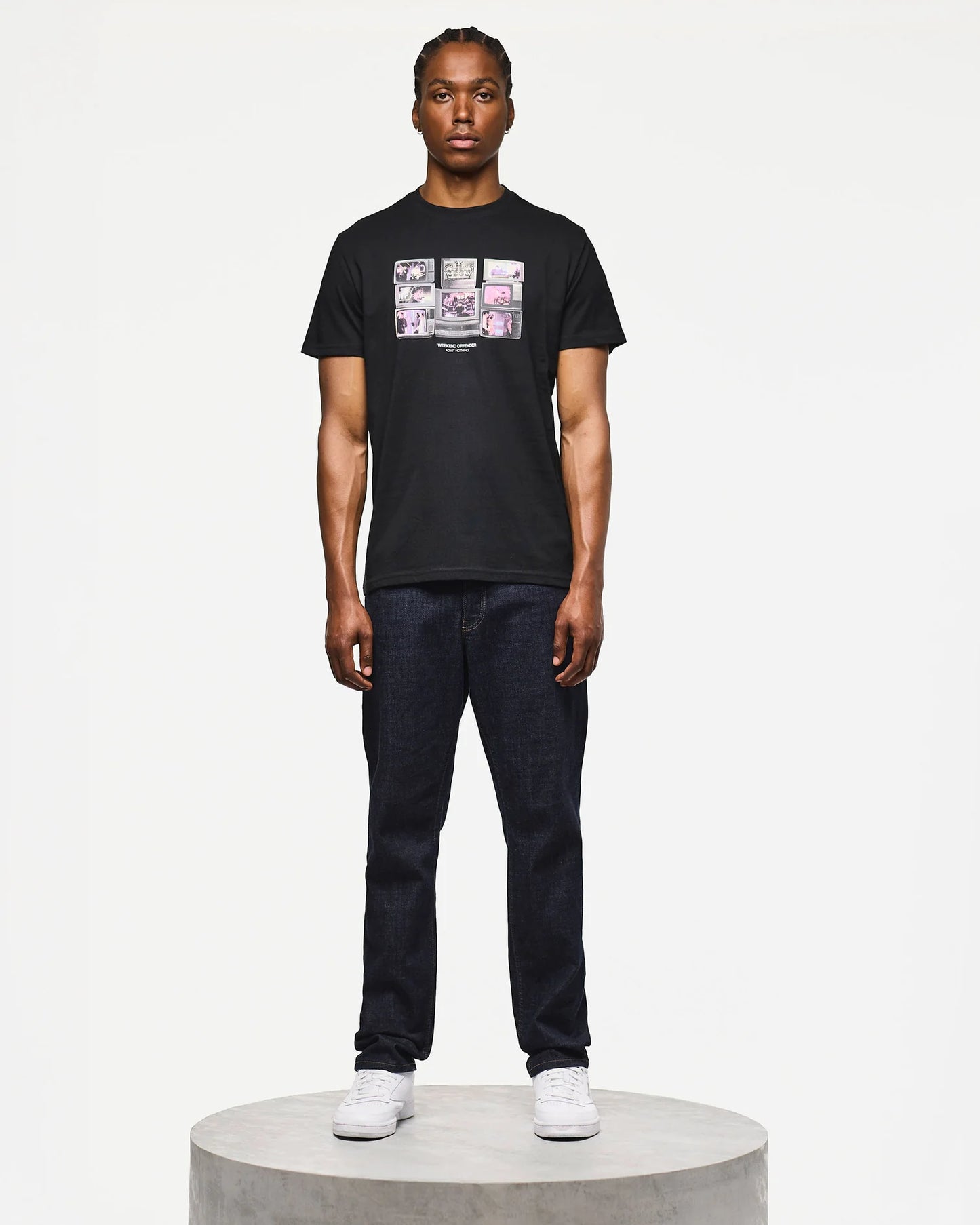 Weekend Offender Vision Graphic T-Shirt Black