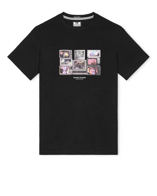 Weekend Offender Plus Size Vision Graphic T-Shirt Black
