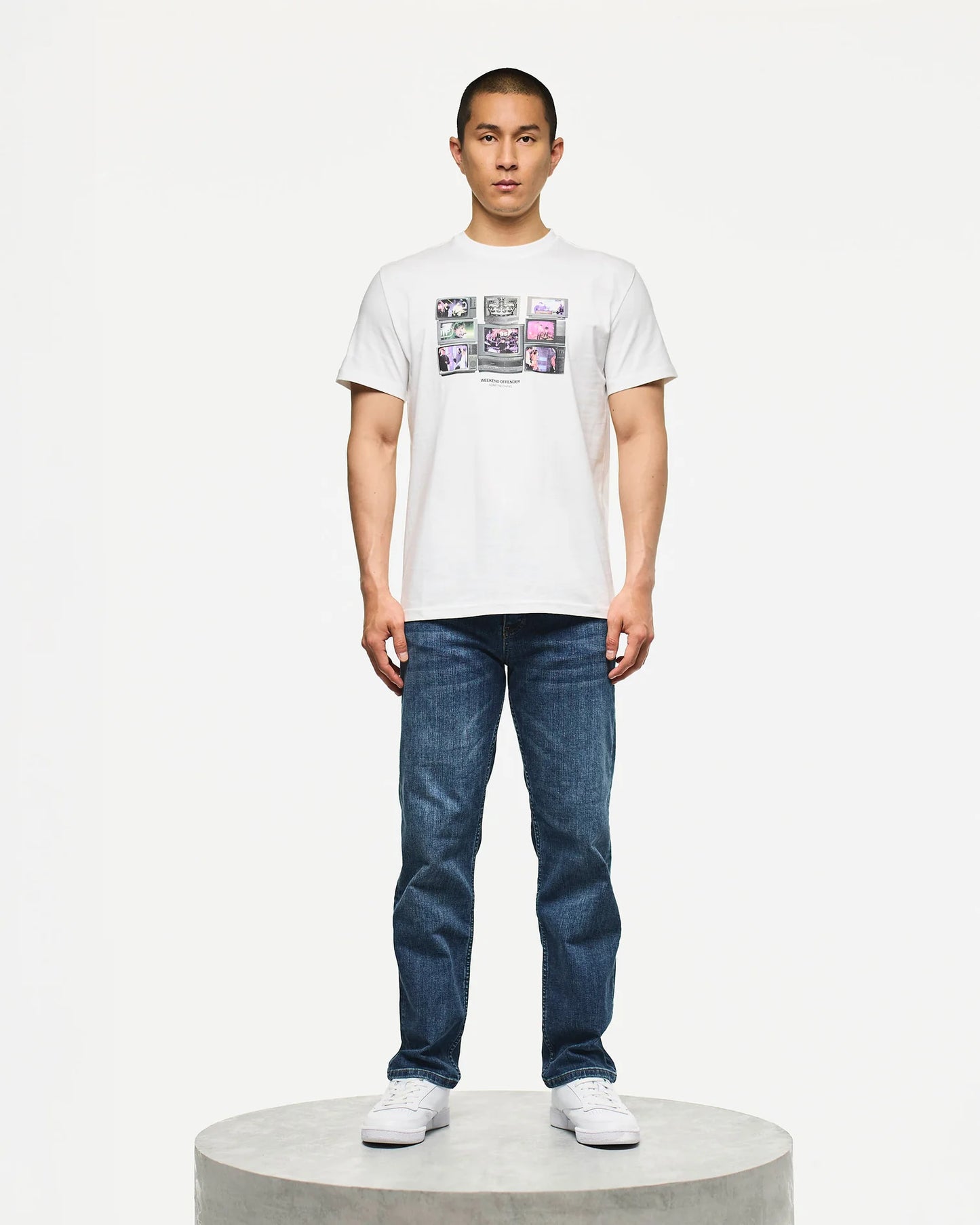 Weekend Offender Vision Graphic T-Shirt White