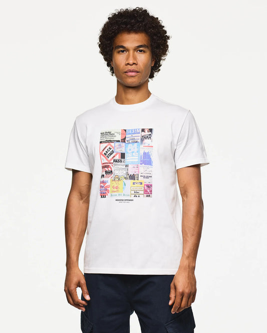 Weekend Offender Passes Graphic T-Shirt White