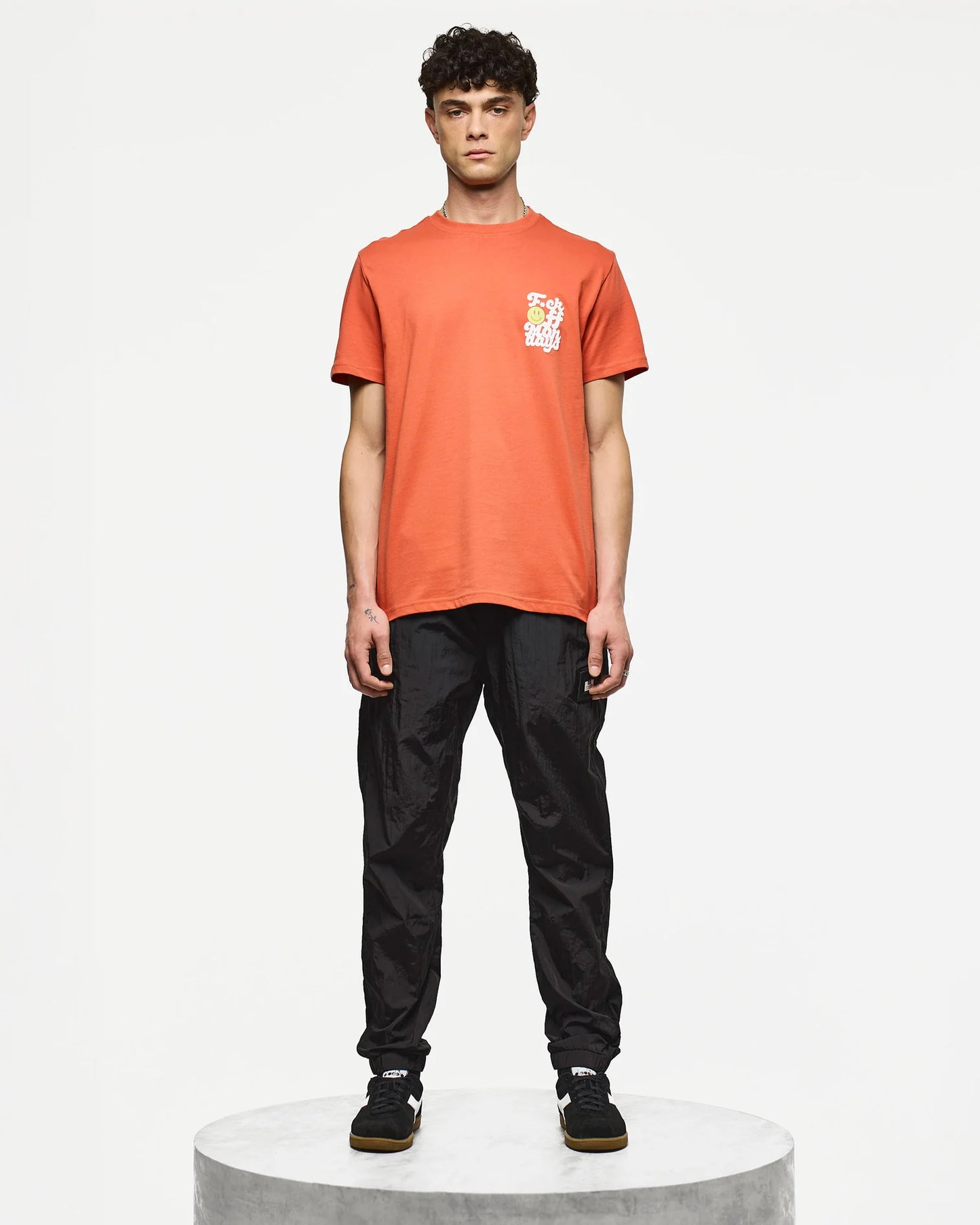 Weekend Offender F.O.M. Graphic T-Shirt Sunset Orange