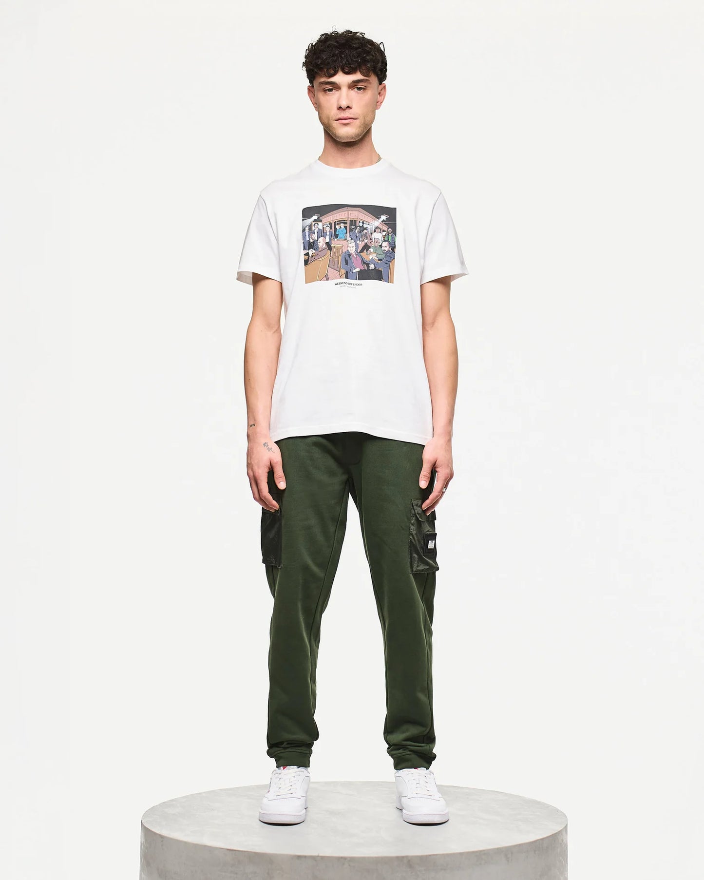 Weekend Offender Wyndham Graphic T-Shirt White