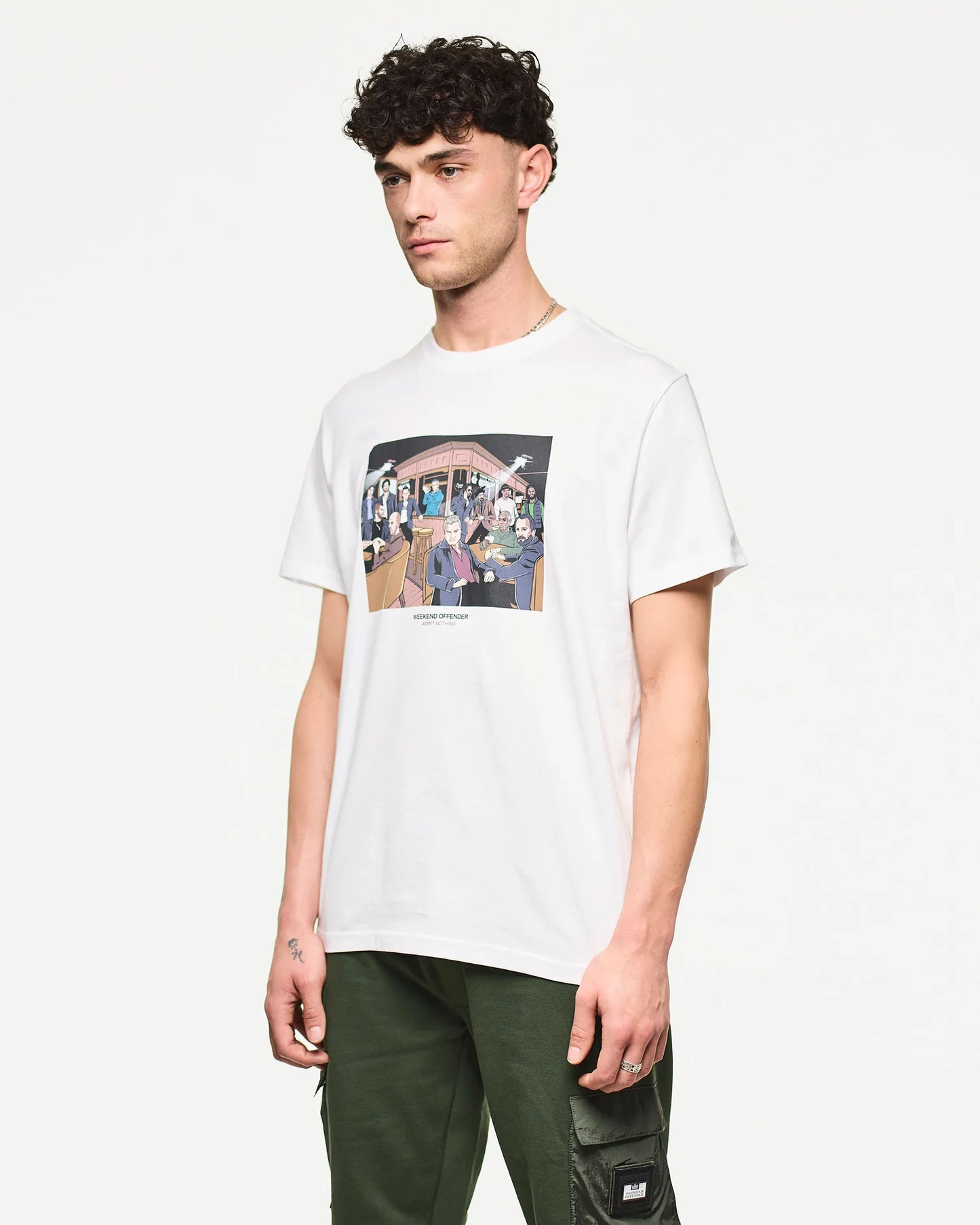 Weekend Offender Wyndham Graphic T-Shirt White