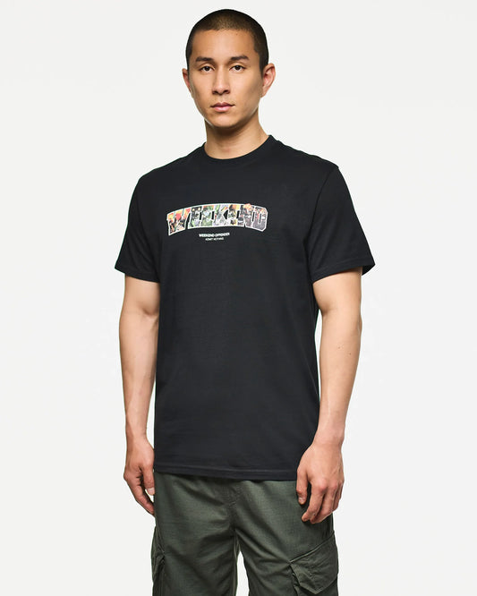 Weekend Offender Saturday Graphic T-Shirt Black