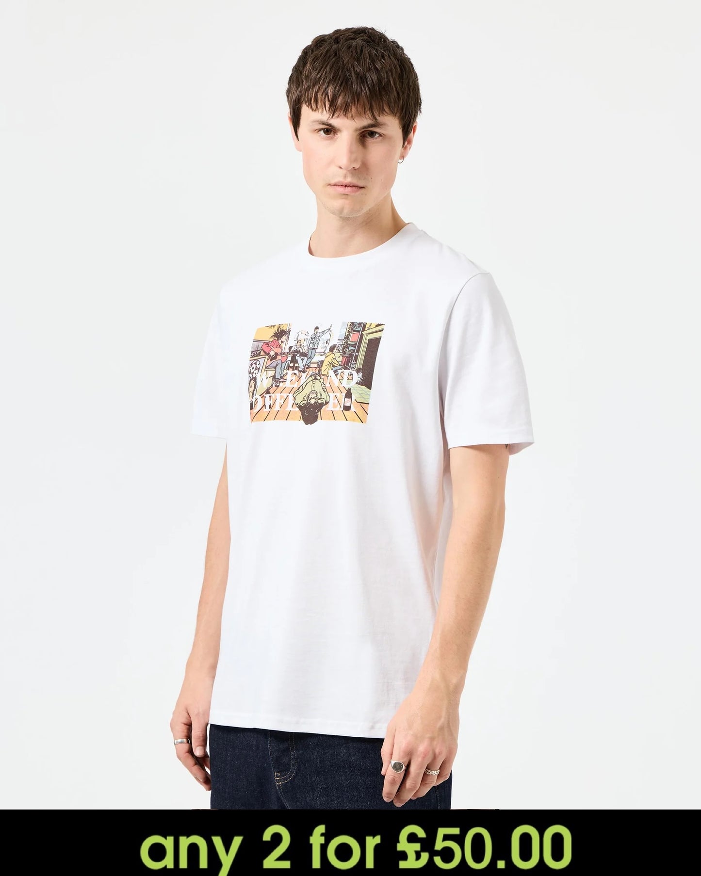 Weekend Offender Stratford Avenue Graphic T-Shirt White