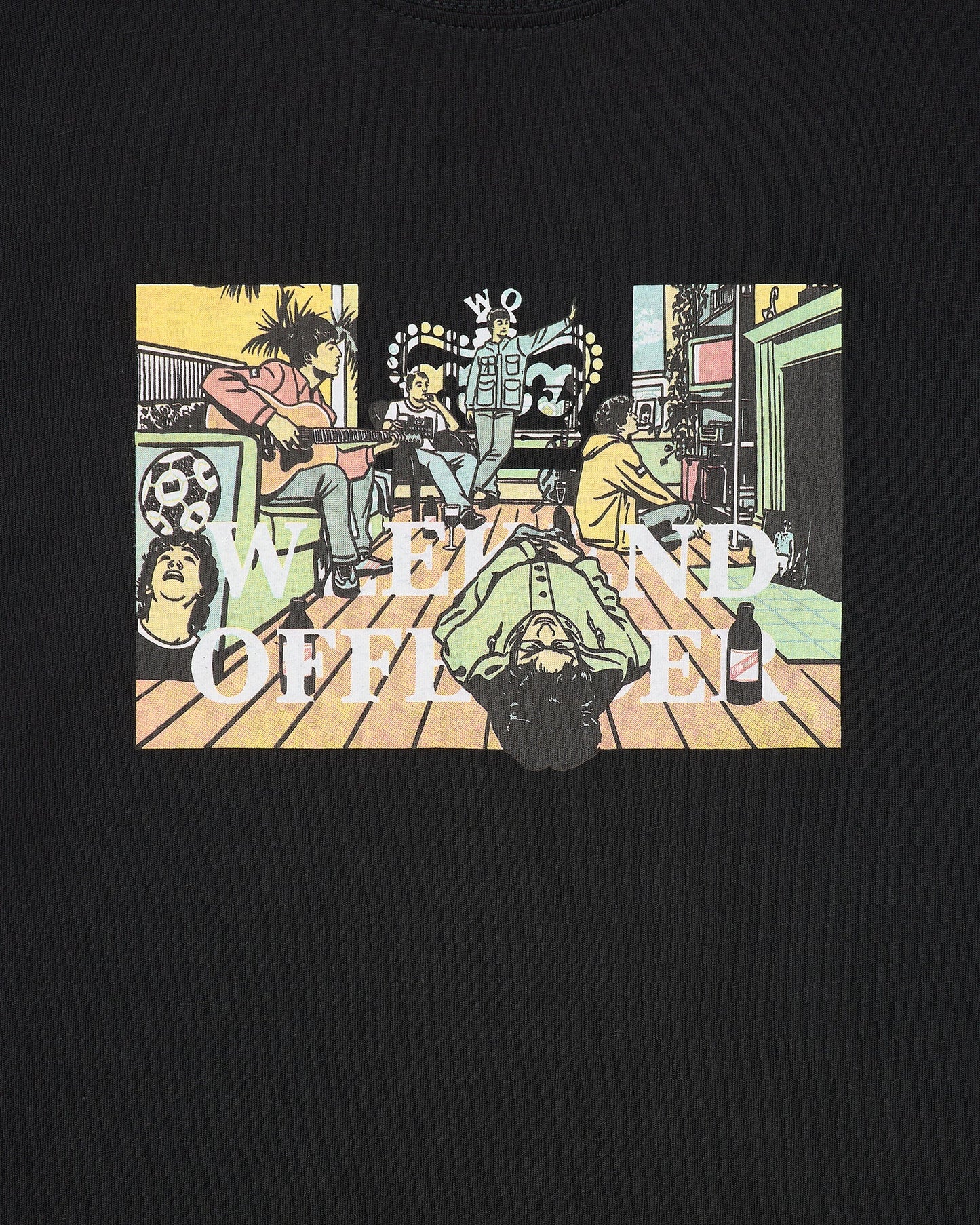 Weekend Offender Plus Size Stratford Avenue Graphic T-Shirt Black