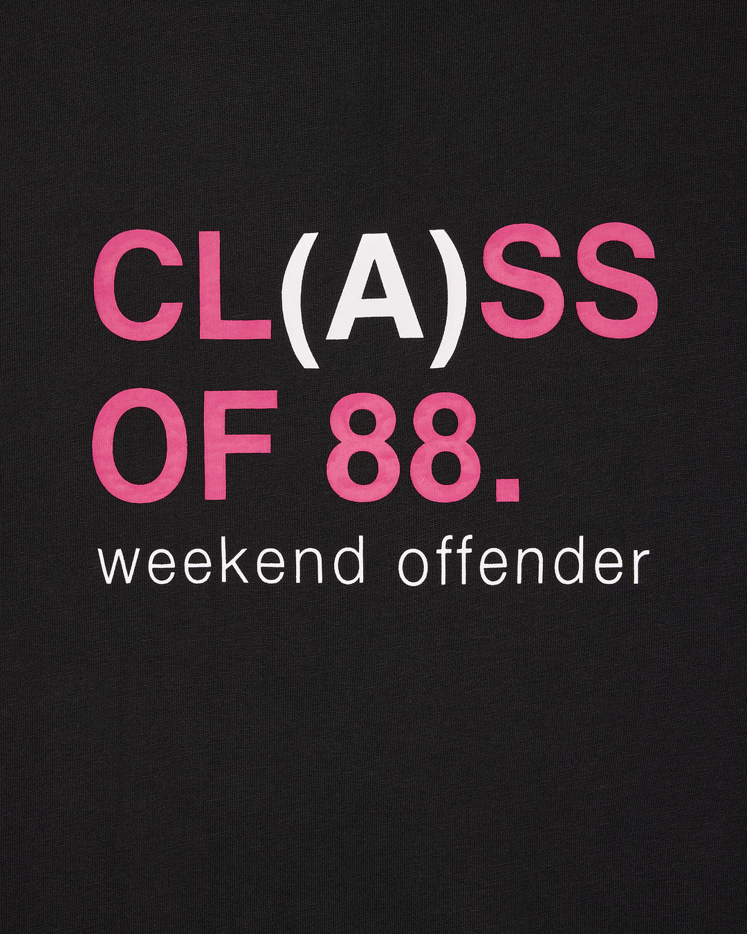Weekend Offender Plus Size Anniversary Class A Graphic T-Shirt Black