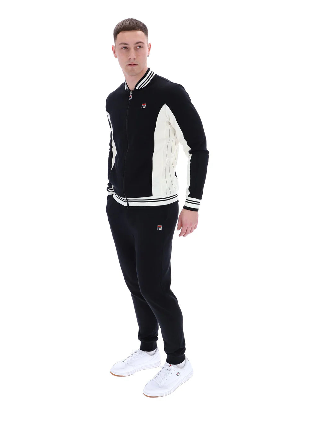 FILA Settanta Track Jacket Black/Gardenia