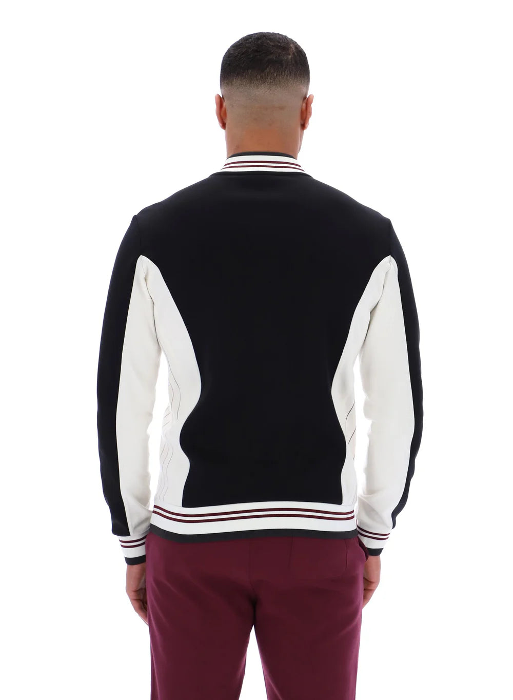 FILA Settanta Track Jacket Black/Gardenia/Fig/Charcoal