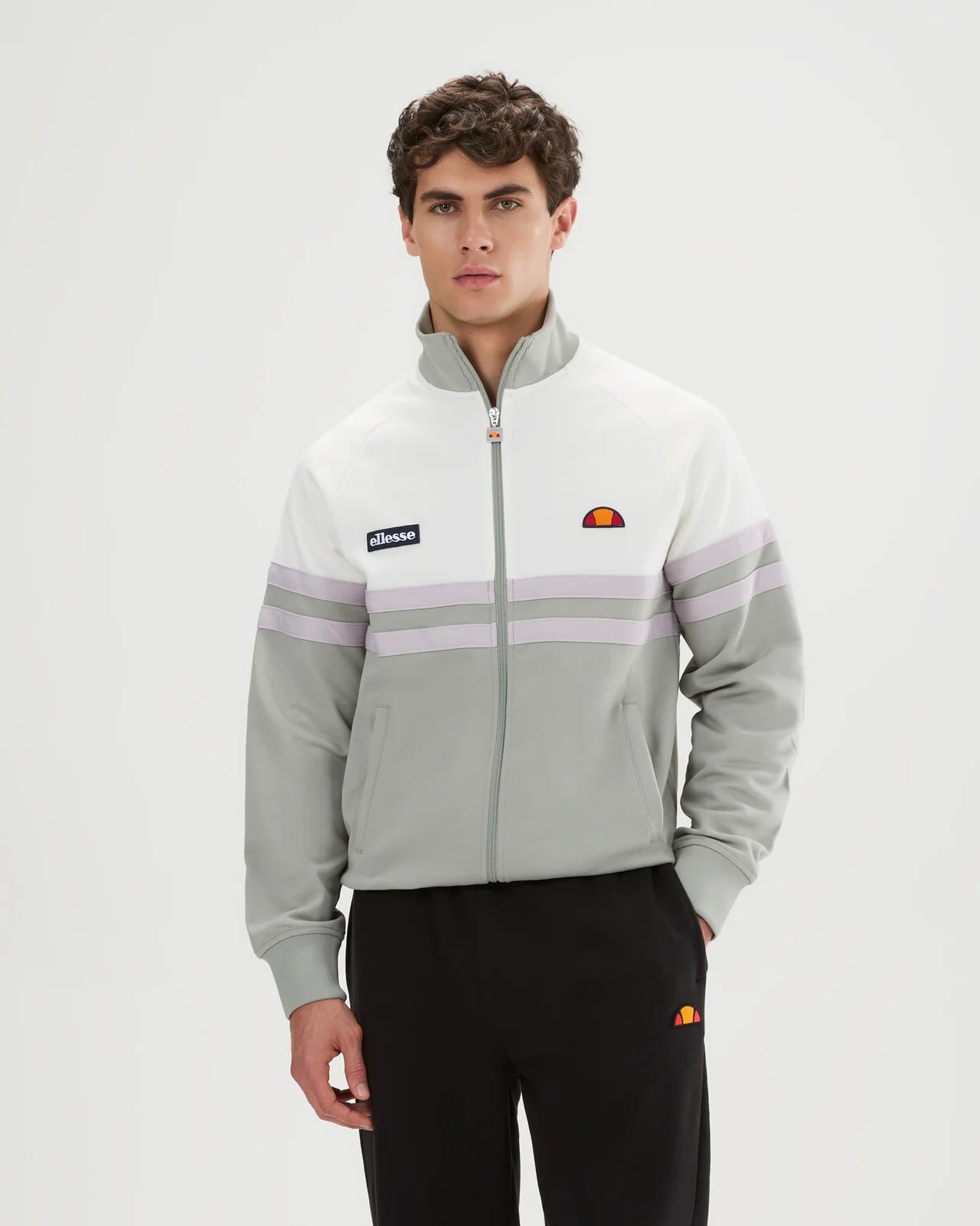 Ellesse Rimini Track Top Sage/Off White