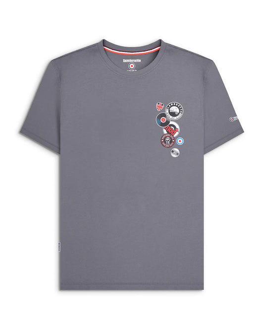 Lambretta Badges T-Shirt Iron