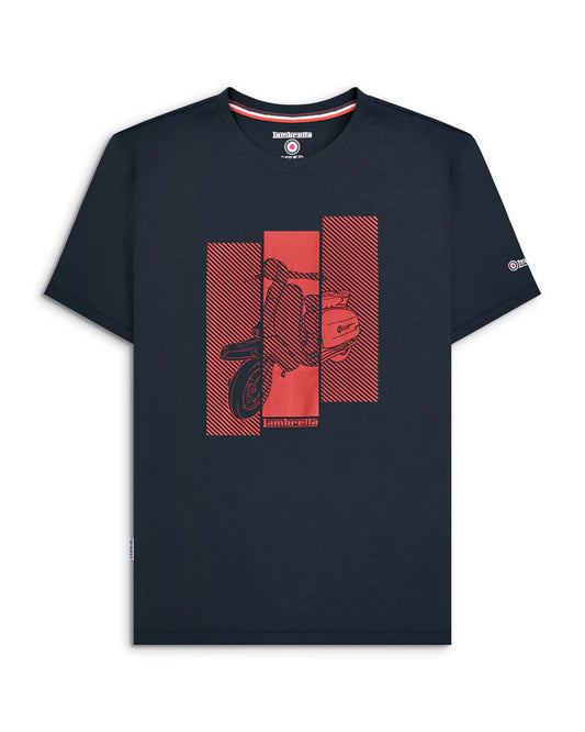 Lambretta Scooter A/W T-Shirt Navy
