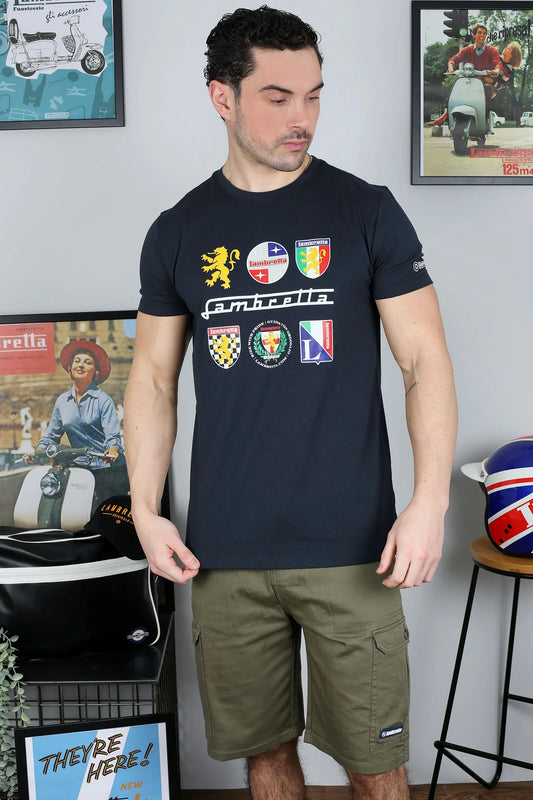 Lambretta Heritage T-Shirt Navy