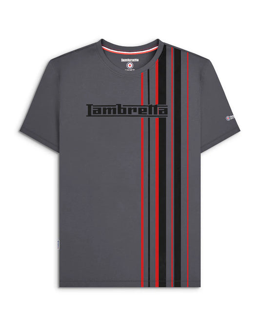 Lambretta Racing Stripe T-Shirt Iron