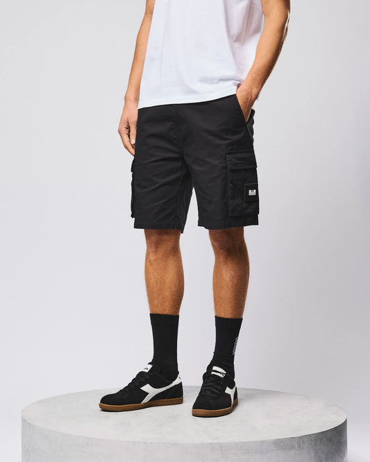 Weekend Offender Mascia Cargo Short Black