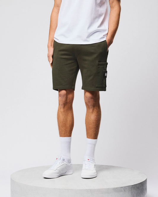 Weekend Offender Hawkins Short Black Forest Green
