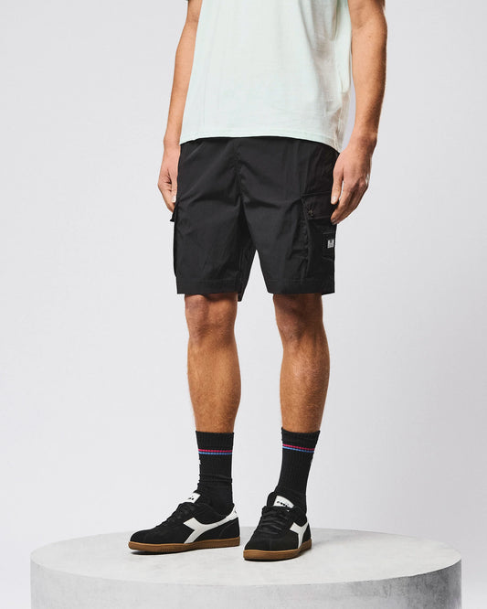 Weekend Offender Baraki Cargo Short Black