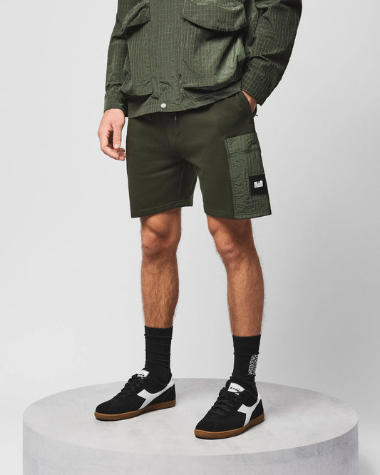 Weekend Offender Chiyoda Short Black Forest Green