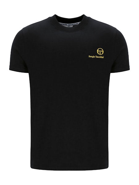 Sergio Tacchini Felton T-Shirt Black/Gold