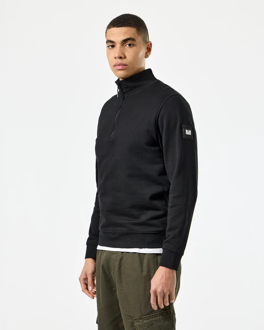Weekend Offender Kraviz 1/4 Zip Black