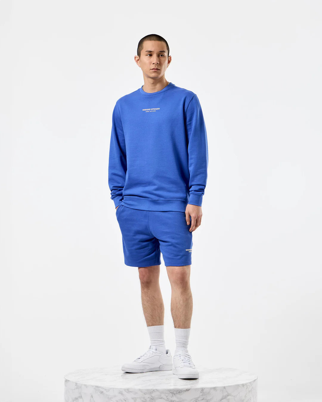 Weekend Offender Raval Sweatshirt Bluebell/Alabaster