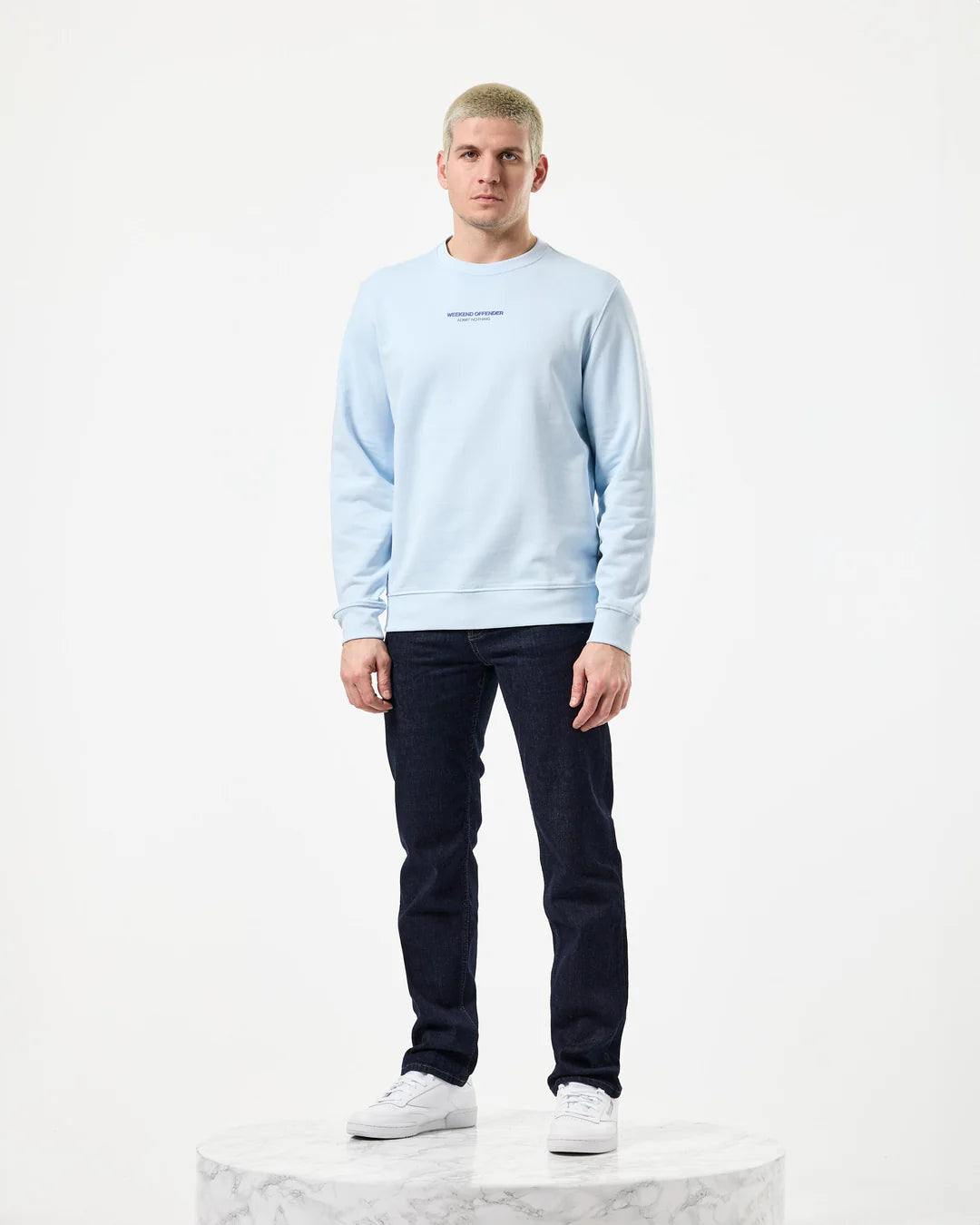 Weekend Offender Raval Sweatshirt Ocean Wave/Bluebell