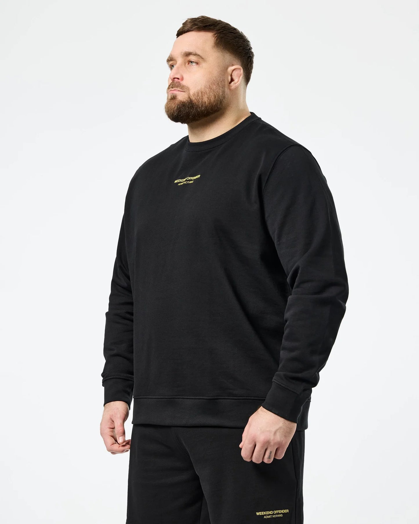 Weekend Offender Plus Size Raval Sweatshirt Black/Peridot