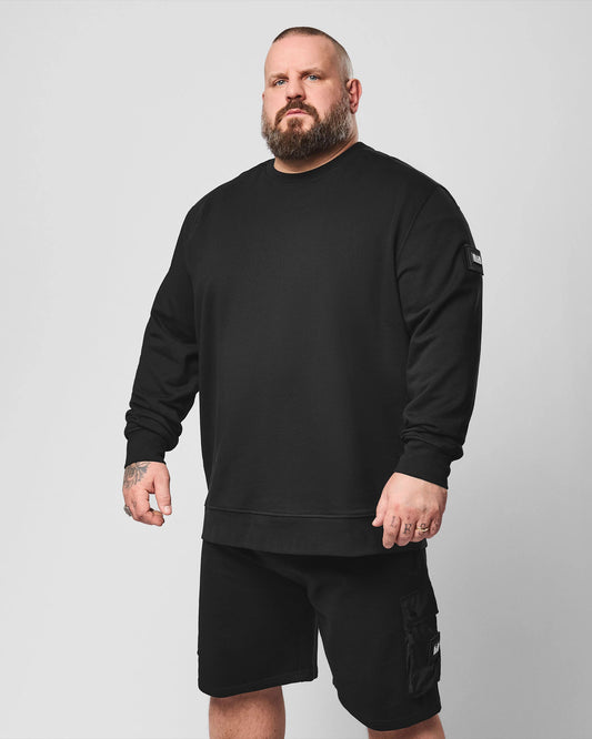 Weekend Offender Plus Size Thunder Sweatshirt Black