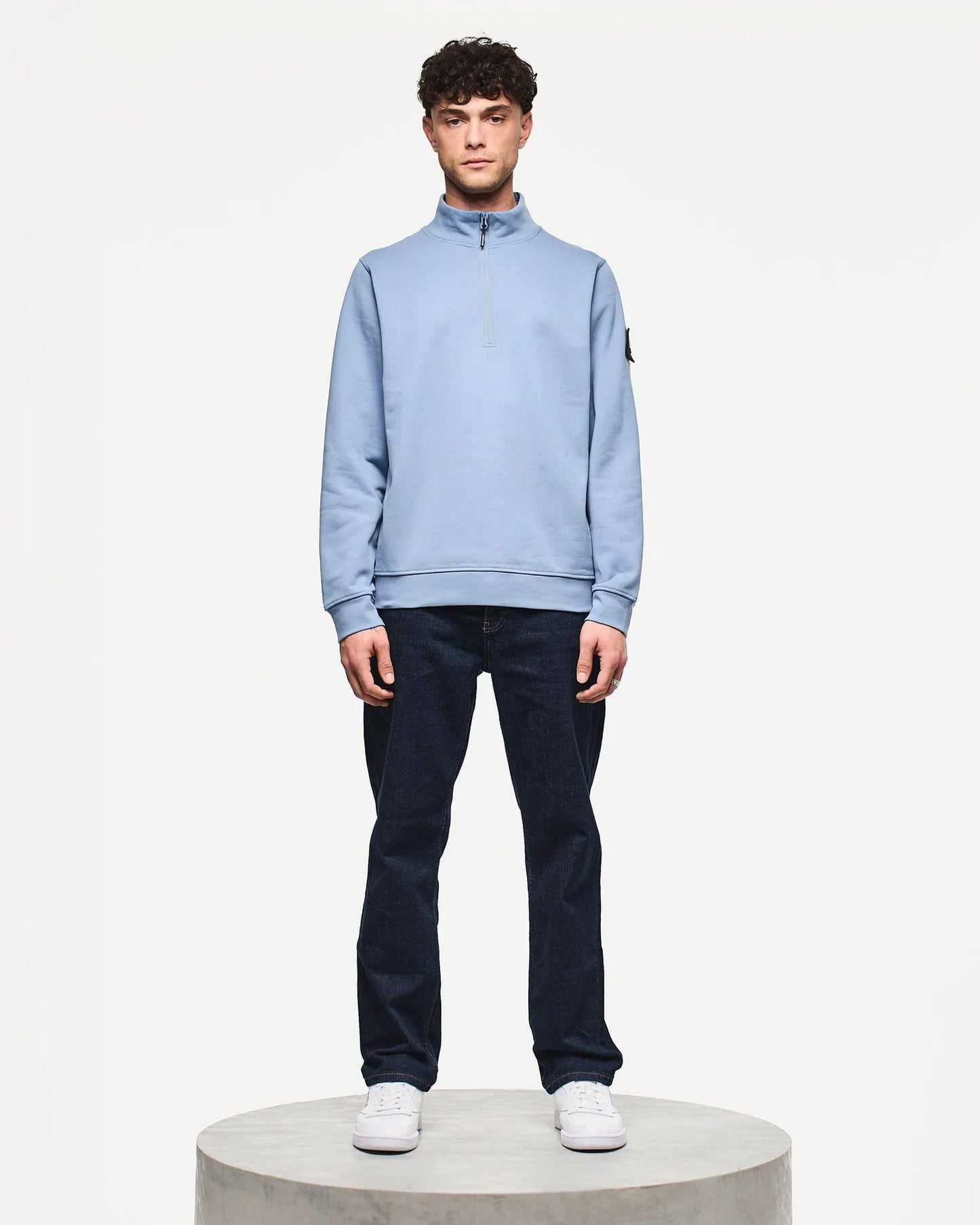 Weekend Offender Kraviz 1/4 Zip Blue Shadow